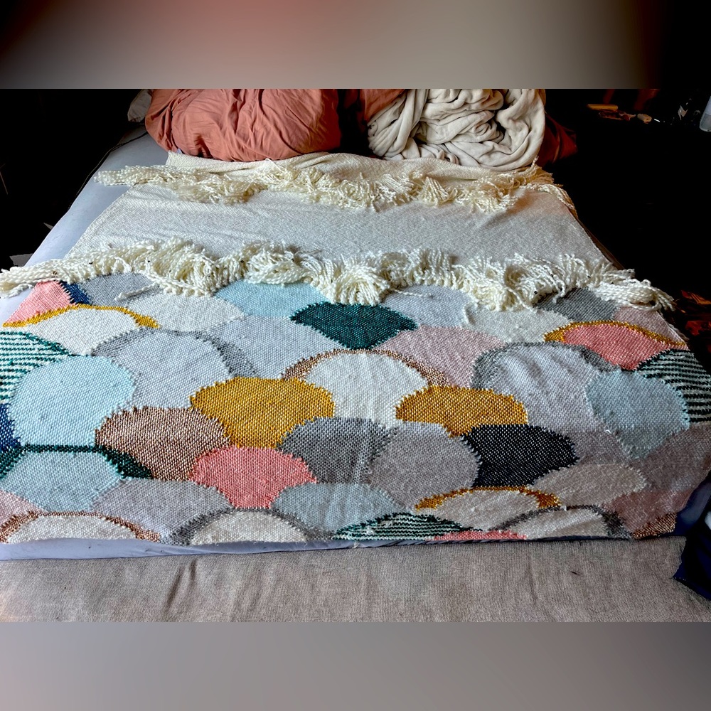 ANTHROPOLOGIE Throw Blanket- Hello Hydrangea
